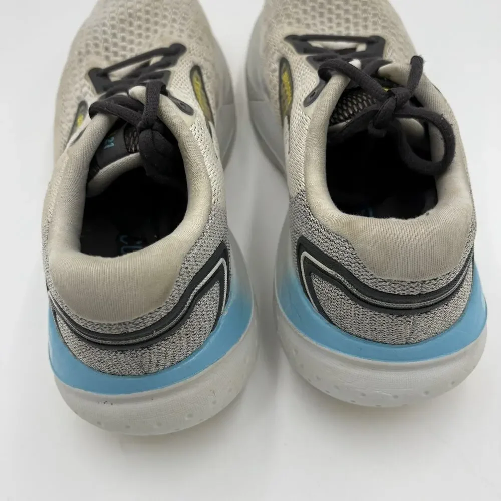 Brooks Glycerin 21 Men's Size 8.5 D Grey And White Comfort Running Sneakers Used